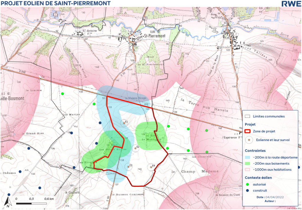 Implantation et contraintes du projet