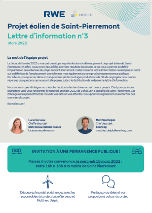 Lettre d'information n°3